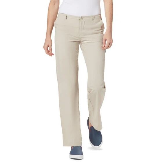 Columbia Womens size 12 PFG Aruba Roll Up Nylon Hiking Fishing Pants Convertible - Picture 1 of 10